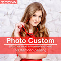 40x40CM Custom Diamond Painting Kits Full Drill Personalized Photo Customized Diamond Painting