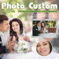30x30CM Custom Diamond Painting Kits Full Drill Couple Photo Customized Diamond Painting