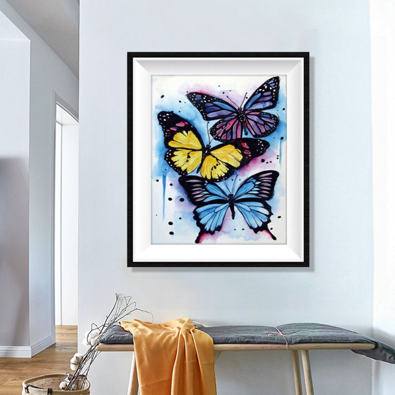 Butterfly Diamond Painting Kit – Colorful Full Drill Nature Art JM3015