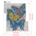 Butterfly Diamond Painting Kit – Colorful Full Drill Nature Art JM3015