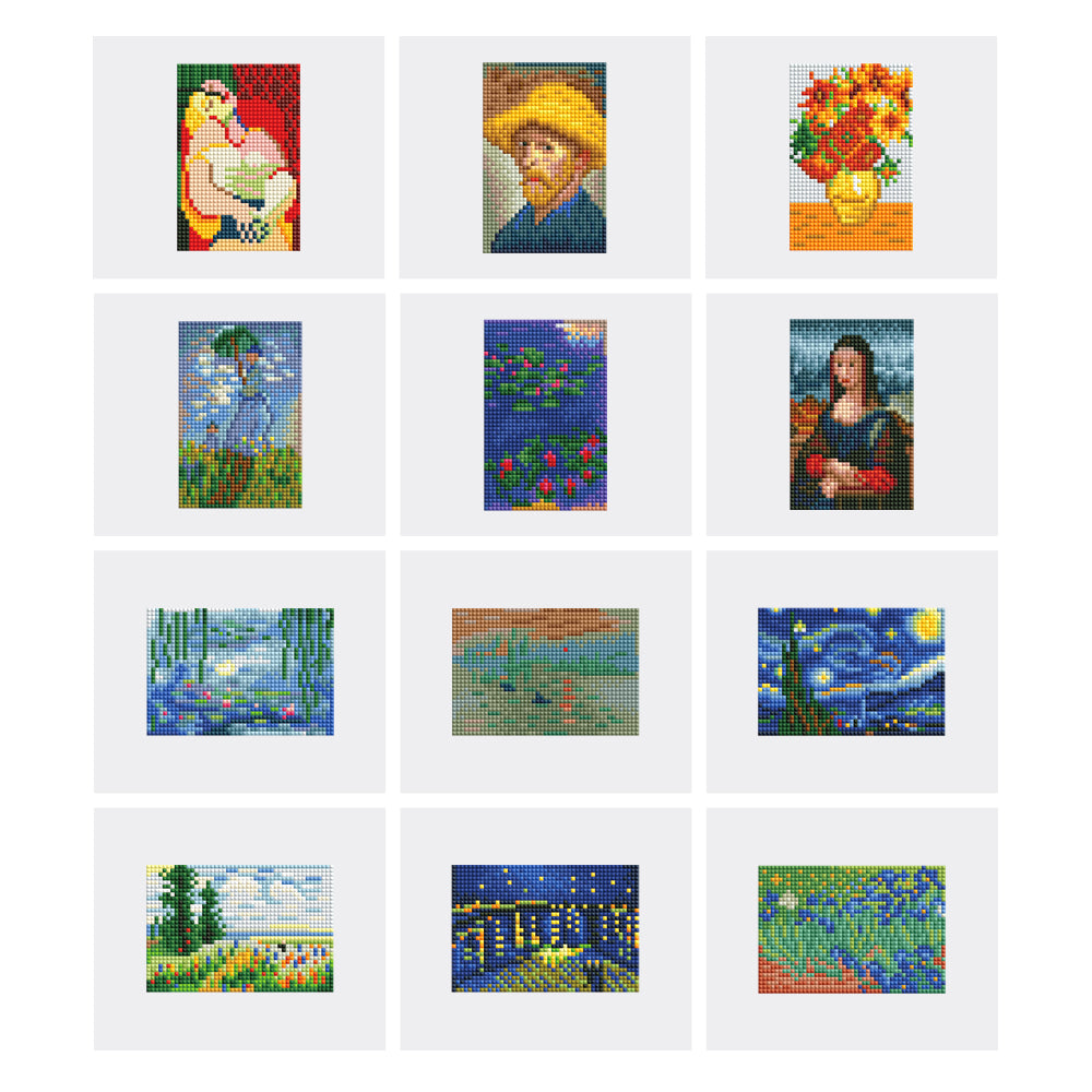 Mini Diamond Painting Kit - Full Drill Famous Paintings