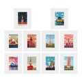 Mini Diamond Painting Kit - Full Drill Castle& Tower 10pcs