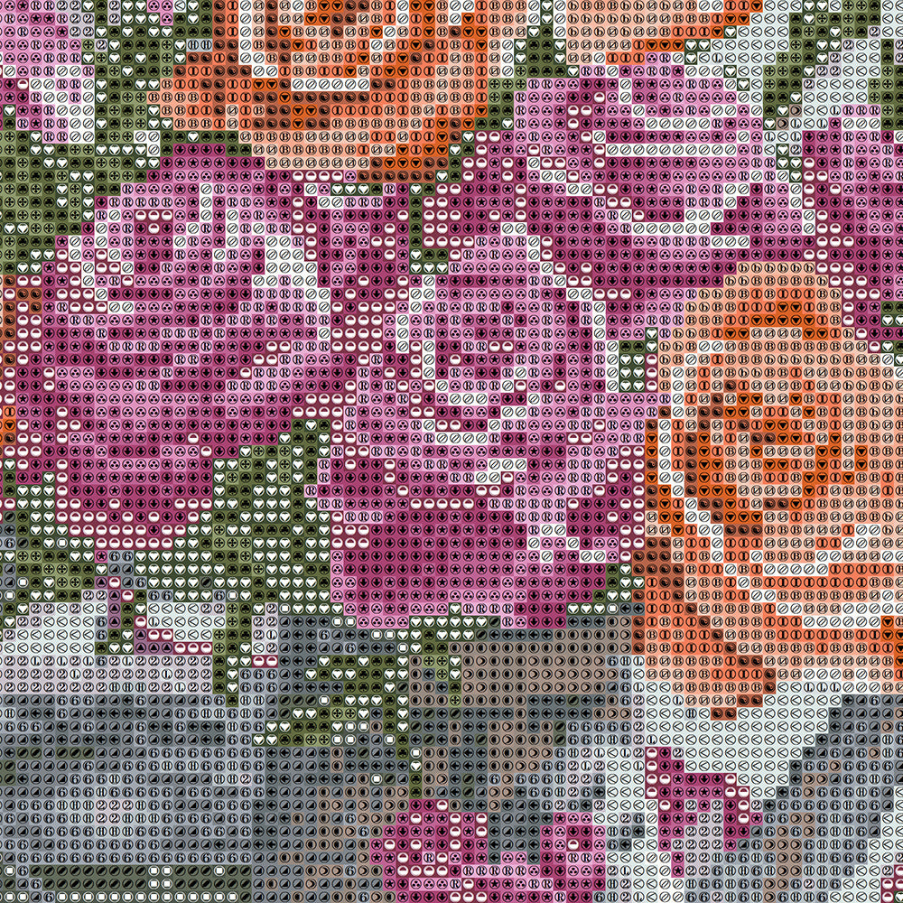 Roses in Crystal Vase Diamond Painting Kit – Full Drill Elegant Floral Still Life Art JX28