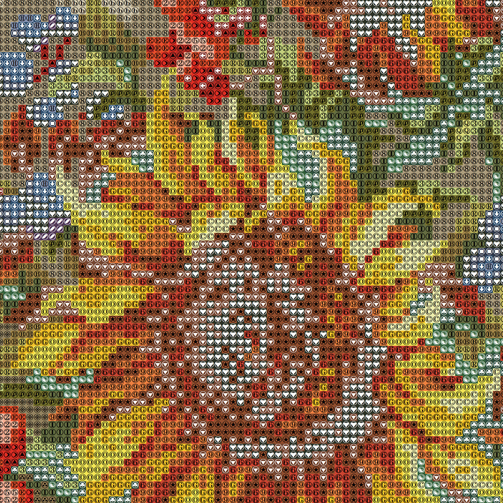 Sunflower & Wild Berries Diamond Painting Kit — 5D Full Drill Floral Mosaic Art JX165