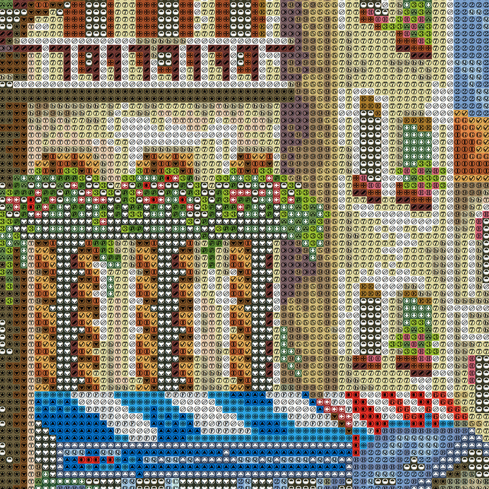 Mediterranean Arch View Diamond Painting Kit – Stone Arch Framing Coastal Town with Café, Red Poppies & Sea Beyond JX101