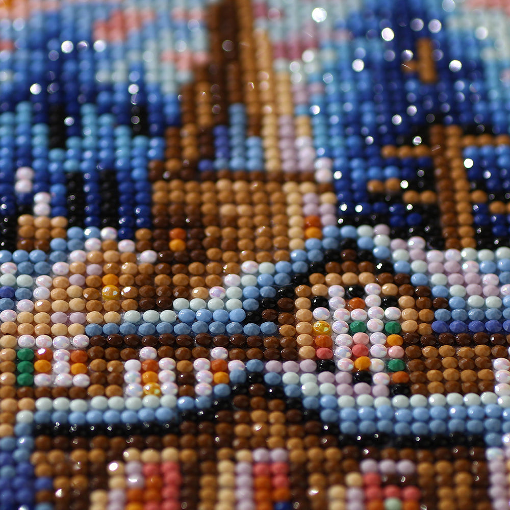 Christmas Village Diamond Painting Kit – Full Drill Winter Snow Town Art JM3030